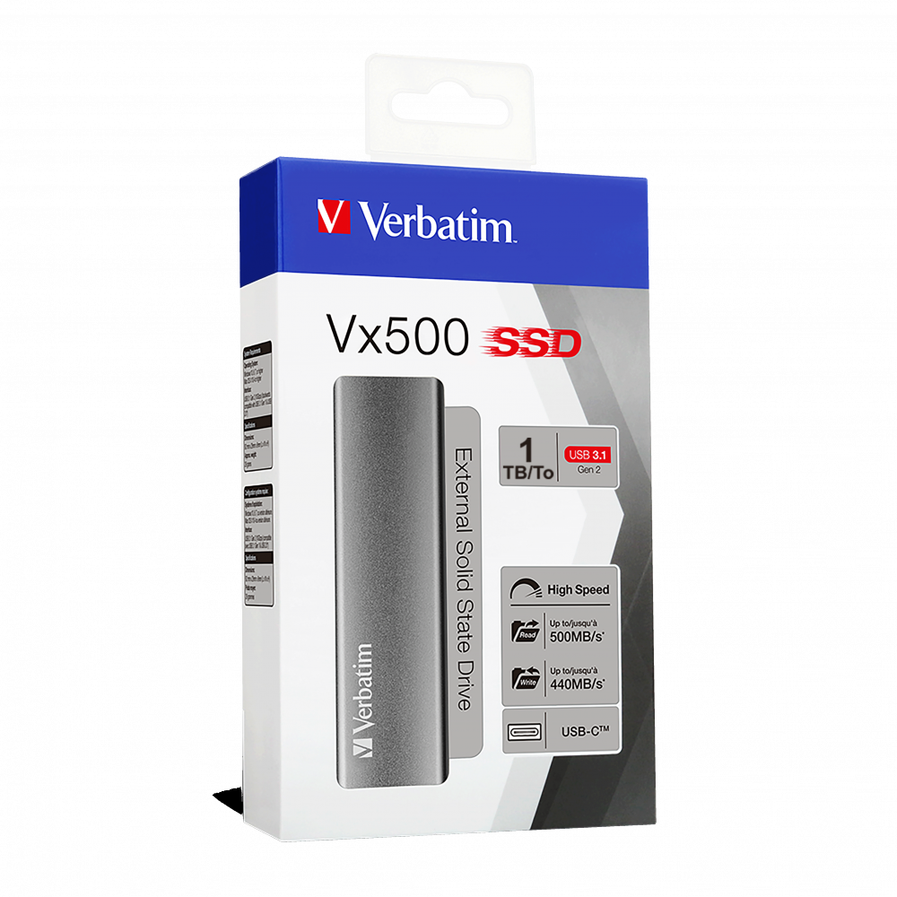 Vx500 externe SSD USB 3.2 Gen 2 1 TB
