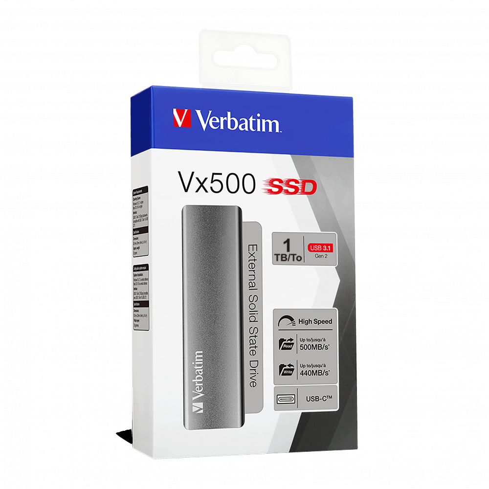 Внешний твердотельный накопитель Vx500 USB 3.2 GEN 2, 1 TБ